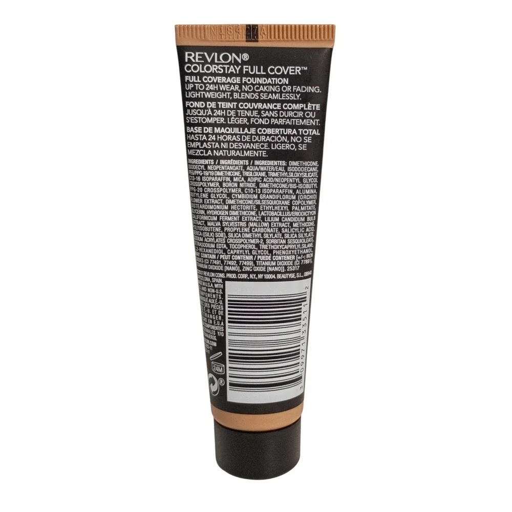 Revlon ColorStay Full Cover Foundation, Early Tan 390, 1.0 Fl Oz